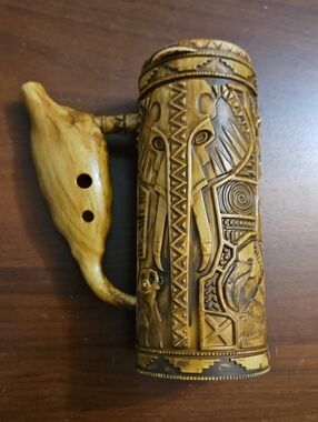 Lion King Disney Animal Kingdom Souvenir Mug With Ocarina Flute